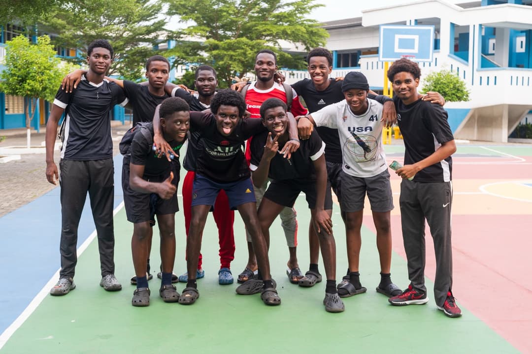 Campers engaged in activities